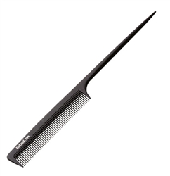 *DISCONTINUED*Carbon Anti-Static Tail-End Comb label.m