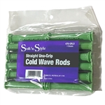 Straight Una-Grip Cold Wave Rods Green 3/4"