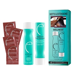 Malibu C Wefts and Extensions Wellness Collection