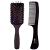 Detangling comb and brush set