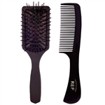 Detangling comb and brush set