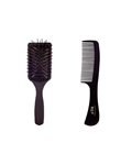 Detangling comb and brush set