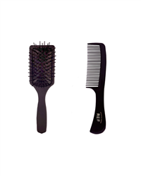 Detangling comb and brush set