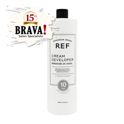REF 10 Volume/3% Cream Developer Peroxide - 1000ml