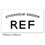 REF Window Sticker