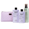 REF Cool Silver Holiday Beauty Bag
