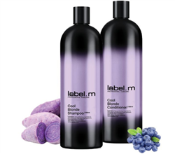label.m Cool Blonde Shampoo; Liter