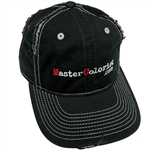 Master Colorist Black Distressed Hat