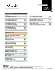 Nook Price List