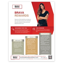 Brava Rewards Program Flyer